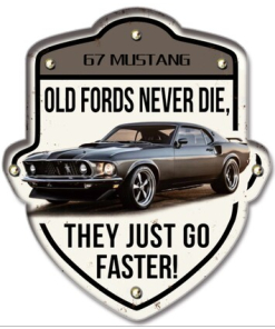 Ford 67 Mustang Light up Shield